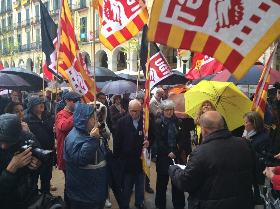 Manifestació pensionistes Girona