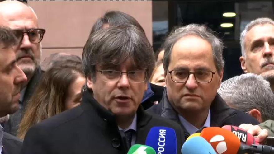 Puigdemont: "España no respeta las reglas del Estado de derecho europeo"