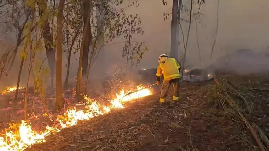 Incendio en Cristiñade, Ponteareas