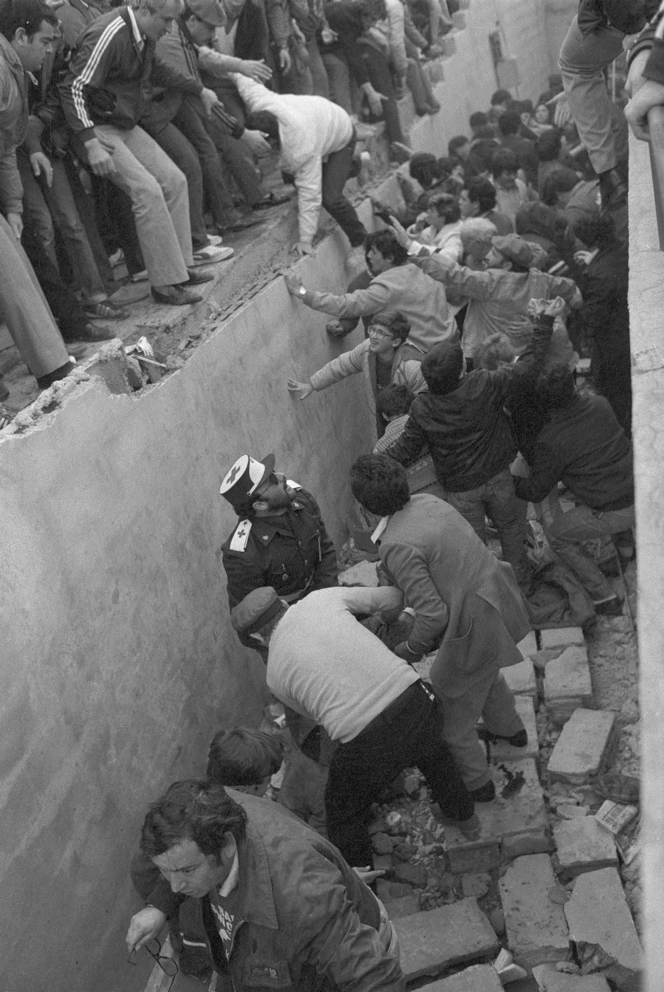 Imágenes para el recuerdo: La caída del muro en el Lluís Sitjar en 1984