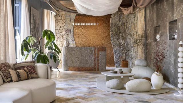 Espacio Piedra de Ibiza – Lobby ‘Ibiza’s Soul’ de U Interior Design. | FOTOS: AMADOR TORIL