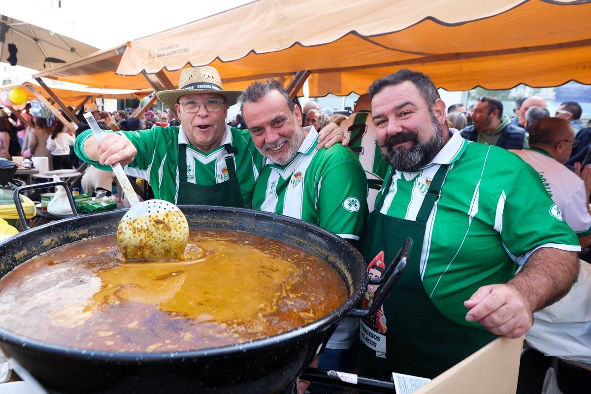 Un grupo del Concurso Mundial de Arroz de Matanzas de Sant Antoni