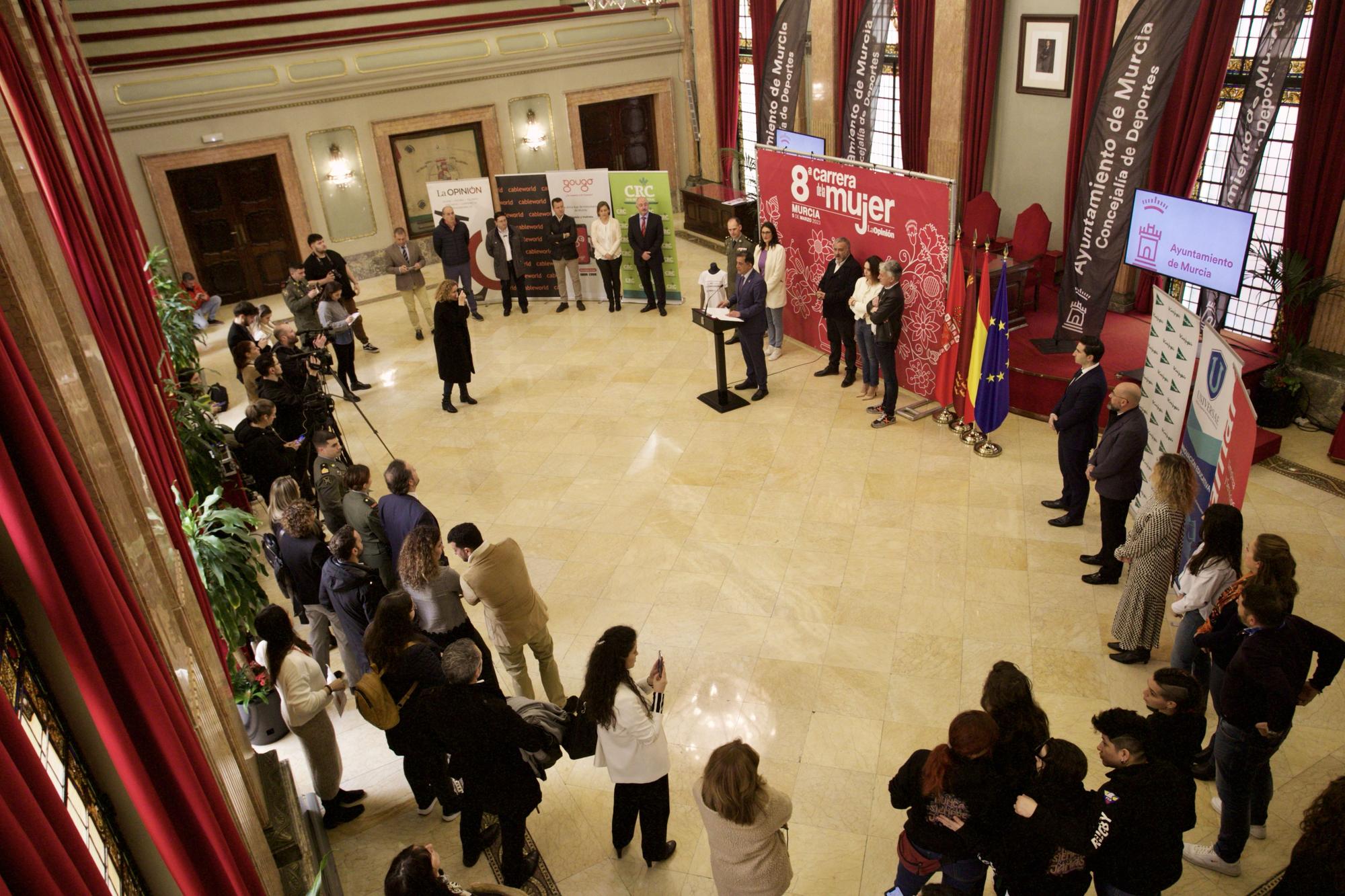 Presentación de la Carrera de la Mujer en Murcia 2023