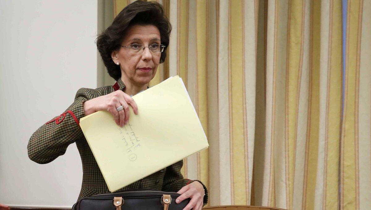 GRAF7649. MADRID (ESPAÑA), 29/10/2018.- María José de la Fuente, presidenta del Tribunal de Cuentas, durante su comparecencia esta tarde en la comisión del Congreso de los Diputadas.- EFE/Chema Moya