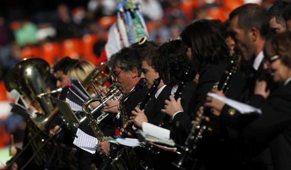 La Sociedad Musical La Lira de Chulilla puso música a la victoria del Valencia