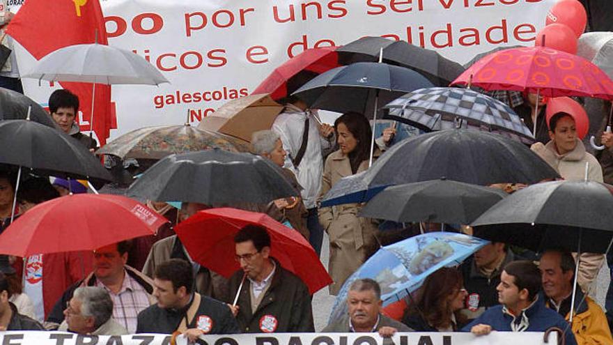 Una manifestación con motivo del 1 de mayo.