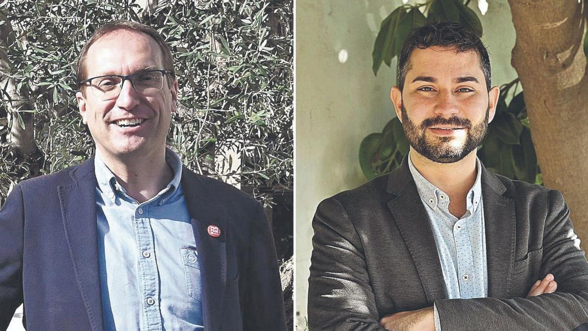 Blanch (i) y Falomir (d) se juegan este domingo el liderazgo del PSPV de Castellón