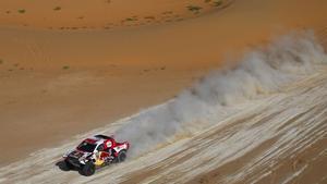 Al-Attiyah, a toda velocidad con su Toyota Hilux T1+