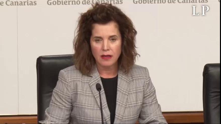 Teresa Cruz, consejera de Sanidad, informa de los casos de coronavirus