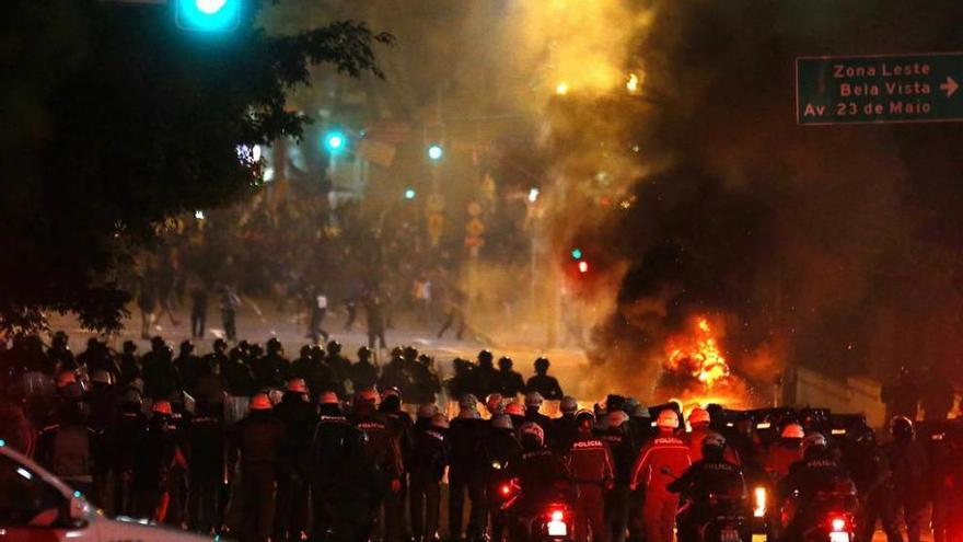 Incidentes en Río de Janeiro tras la destitución de Rousseff.