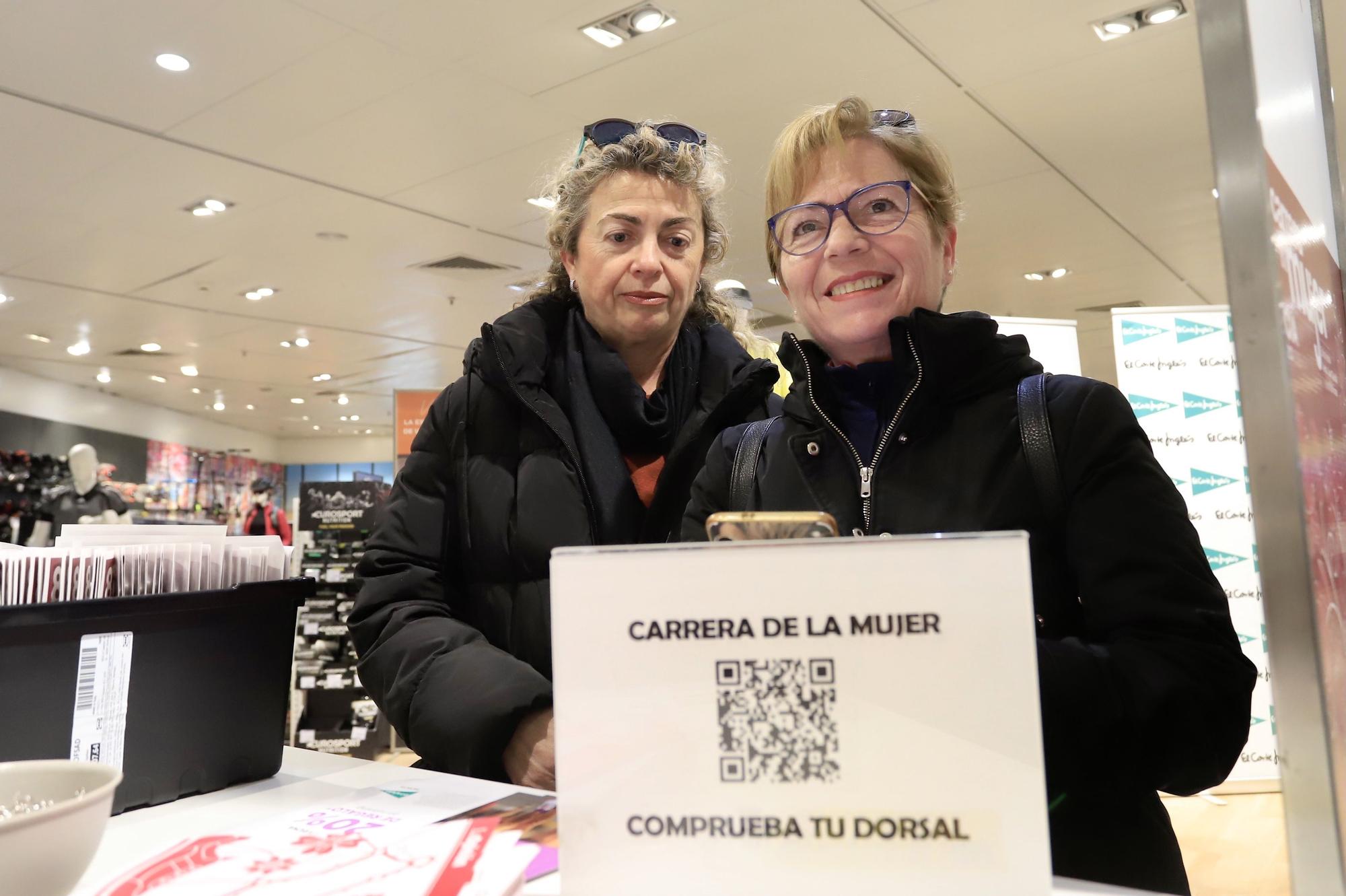 Entrega de dorsales de la Carrera de la Mujer de Murcia 2023 (jueves por la tarde)