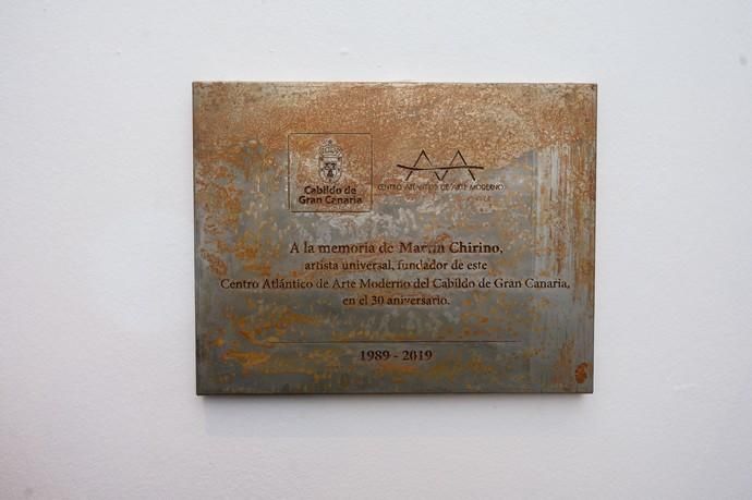 30º aniversario del CAAM.El CAAM celebra su 30 aniversario con el descubrimiento de una placa de homenaje a Chirino, una exposición con obra del escultor, y música en directo  | 04/12/2019 | Fotógrafo: Tony Hernández