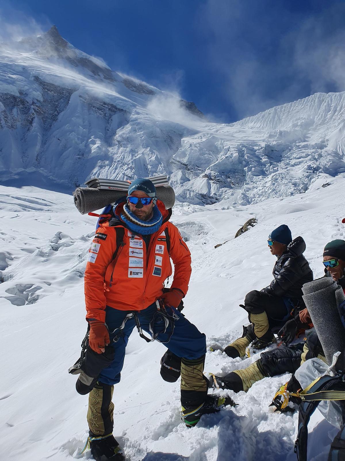 Alex Txikon, durante una de sus expediciones.