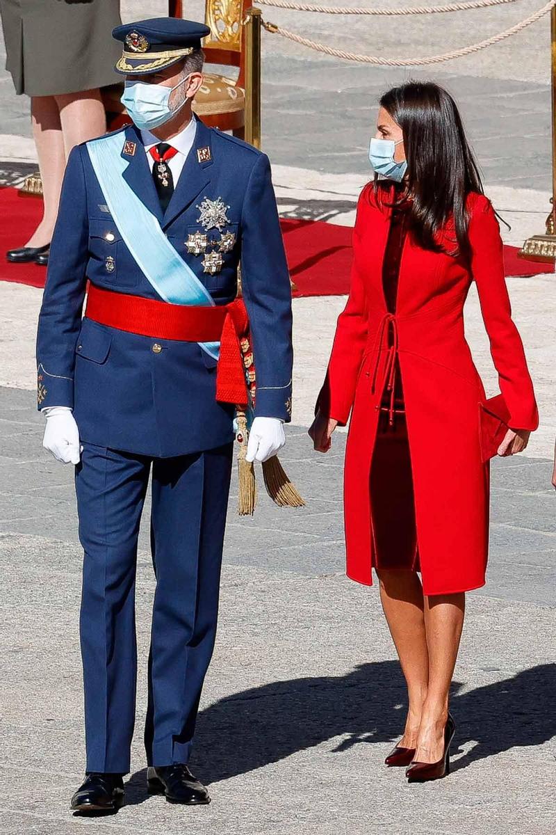 La reina Letizia en el Día de la Hispanidad 2020