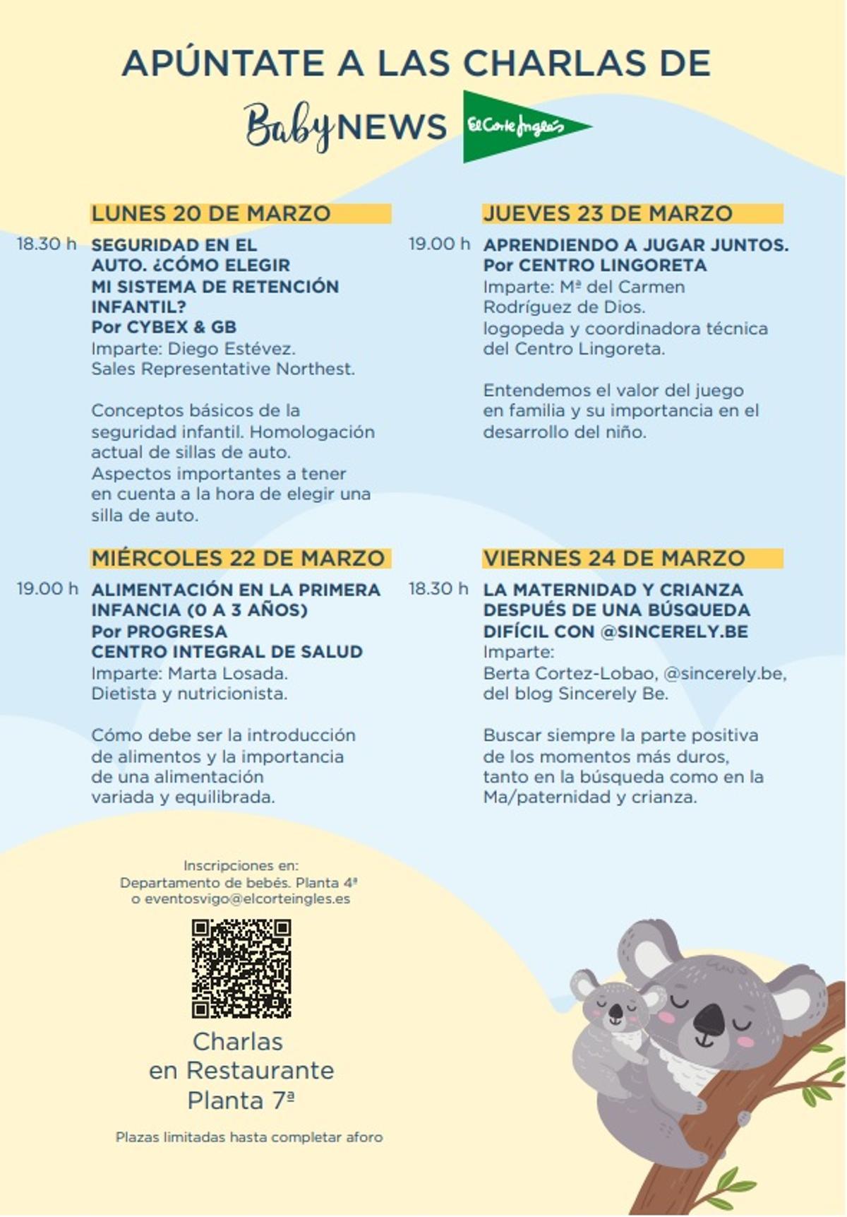 Programación completa de la conferencias.