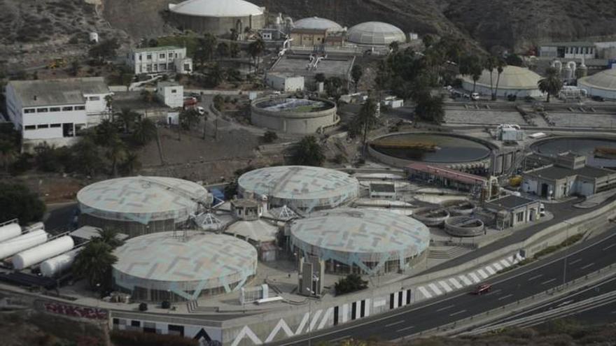 Depuradora de Barranco Seco, en Las Palmas de Gran Canaria