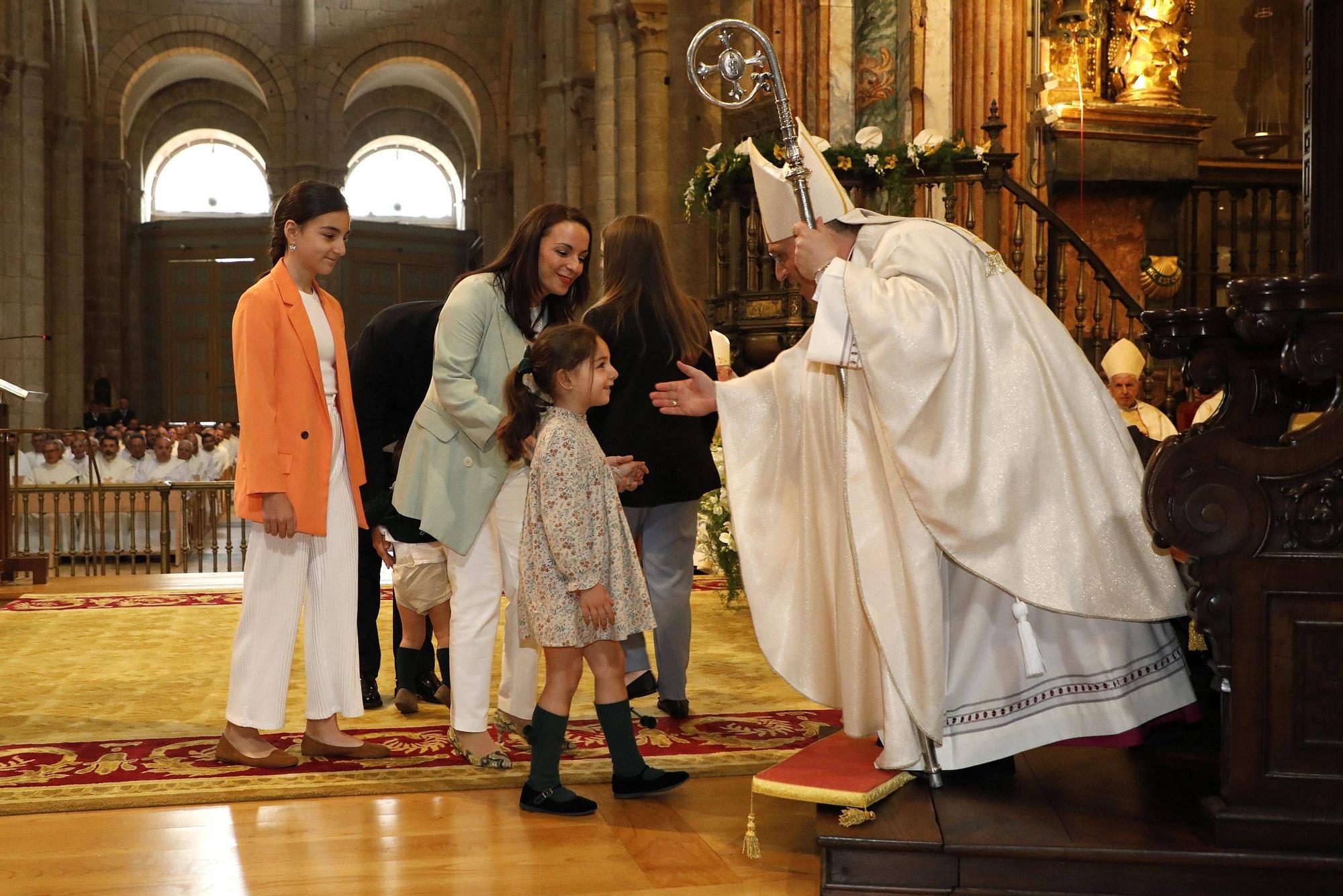 Ceremonia de toma de posesión del nuevo arzobispo de Santiago, monseñor Prieto