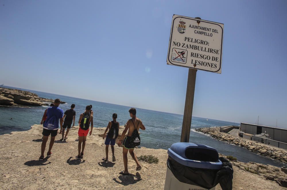 El salto más peligroso de El Campello