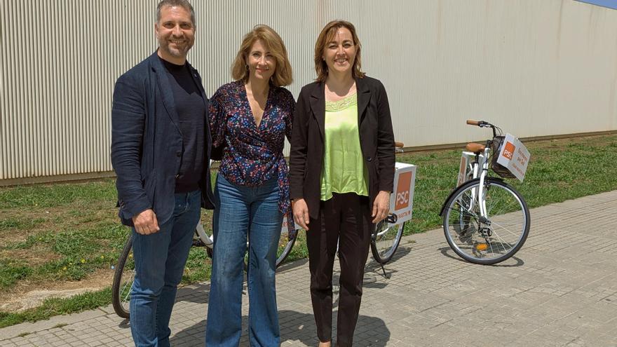 Els candidats socialistes a Girona i Salt, a favor de planificar la mobilitat a l’àrea urbana