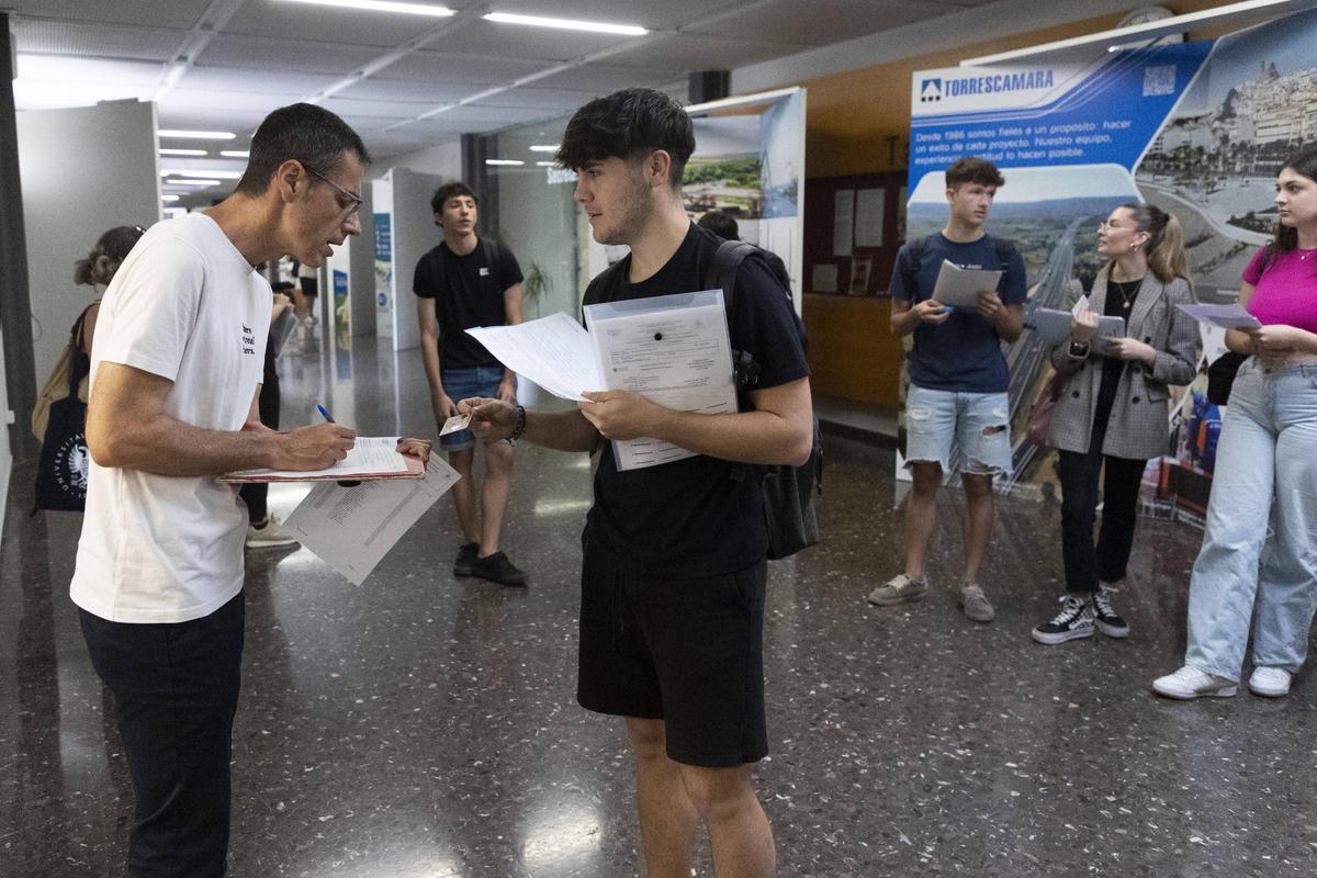 Exámenes de selectividad en la Universitat Politècnica de València