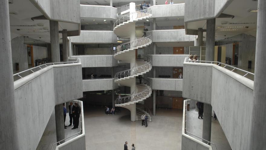 Interior del edificio de Nuevos Juzgados.