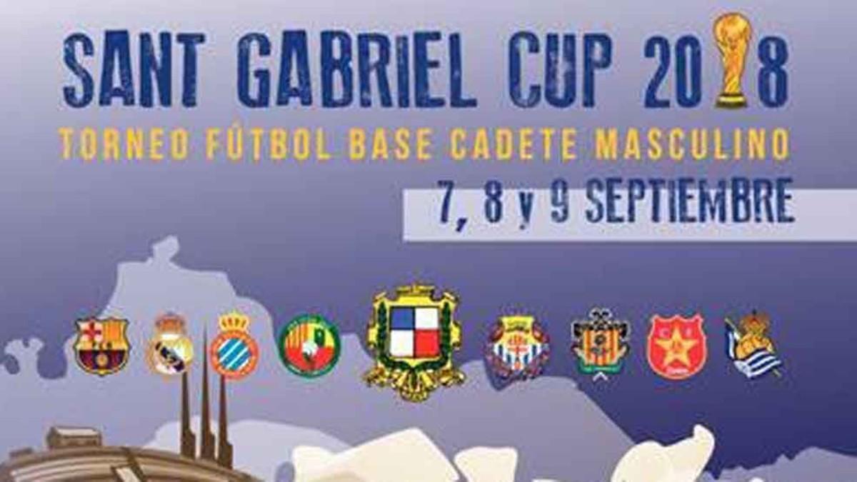 El cartel del Sant Gabriel Cup 2018, torneo de fútbol base cadete masculino y femenino
