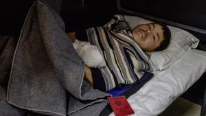 Imagen de un soldado norcoreano capturado por el Ejército de Ucrania difundida por el presidente Volodímir Zelenski en sus redes sociales.