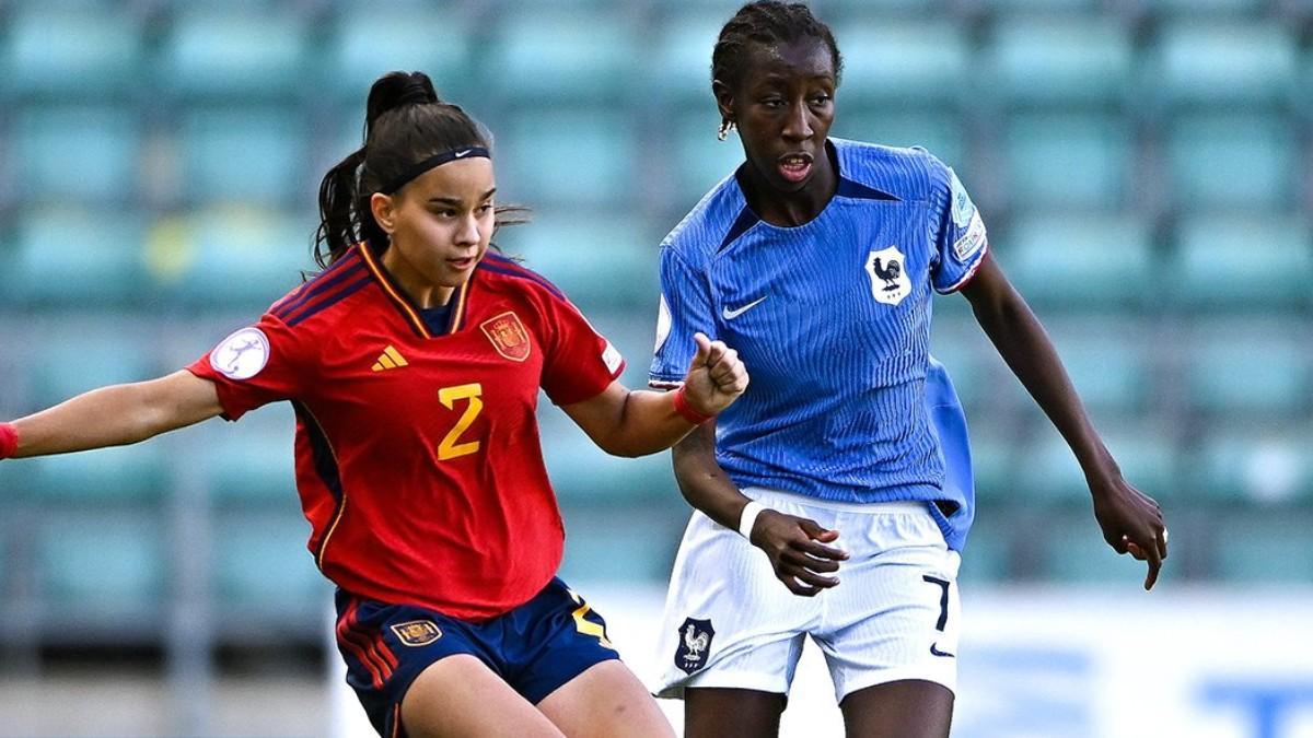 La selección femenina sub17, subcameona de Europa