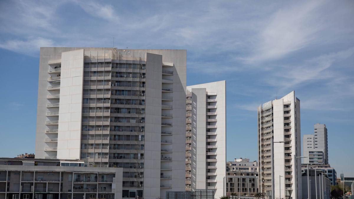 Edificios de viviendas en Parc Central de Torrent.