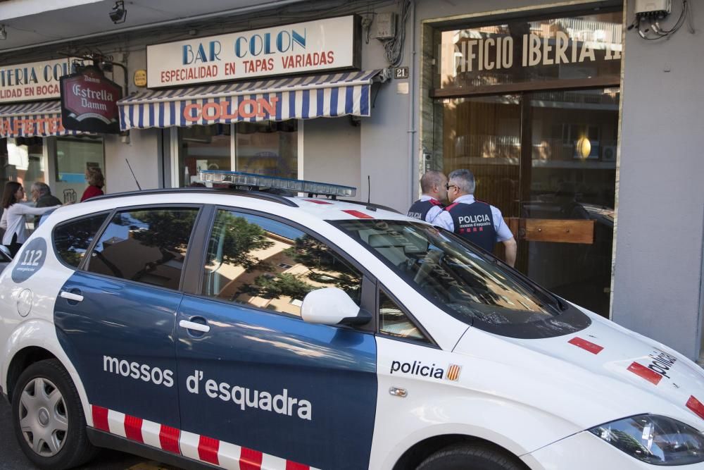 El número 21 del carrer Cristòfol Colom de Blanes, lloc on han ocorregut els fets