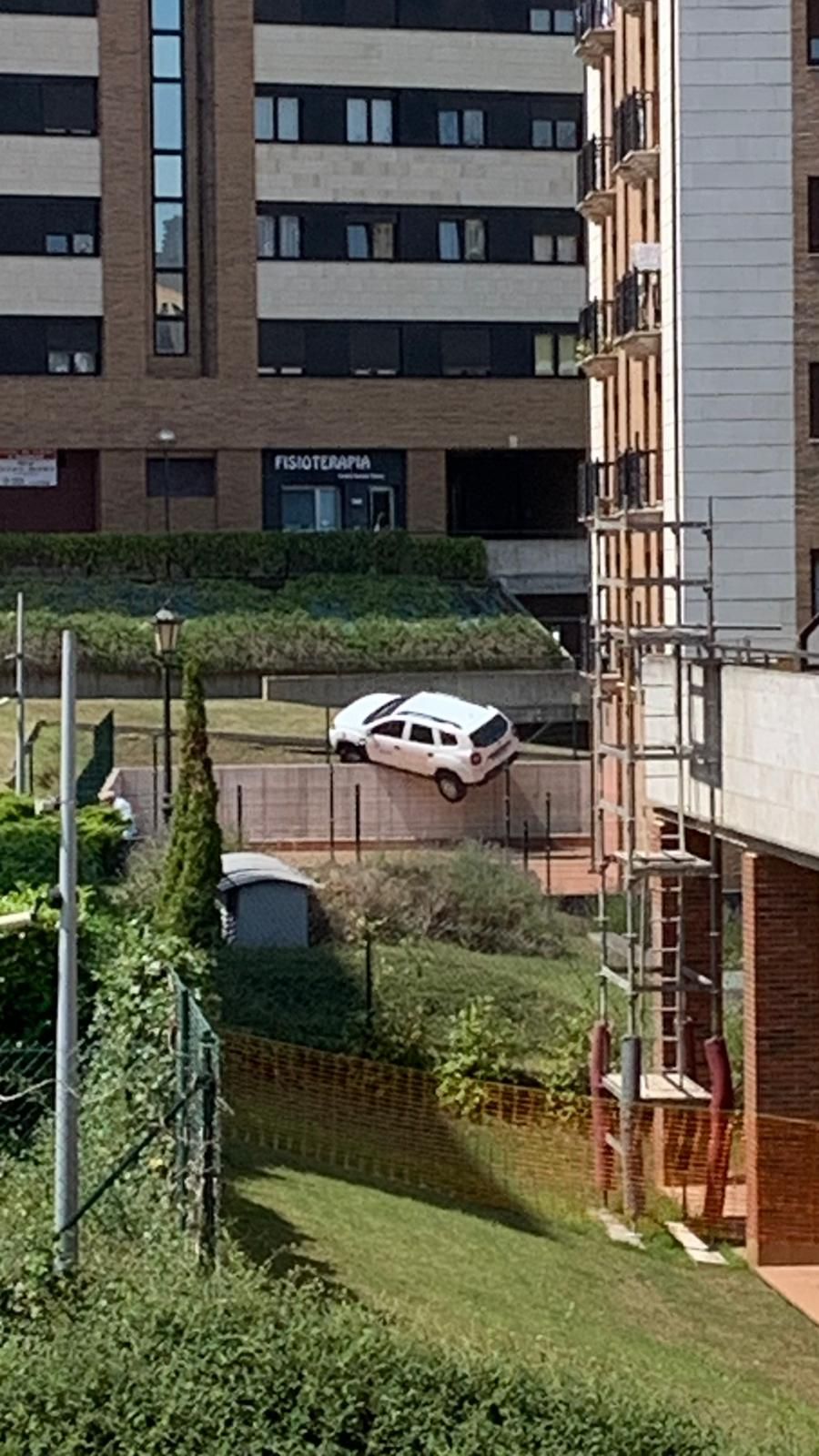 Espectacular accidente en Montecerrao