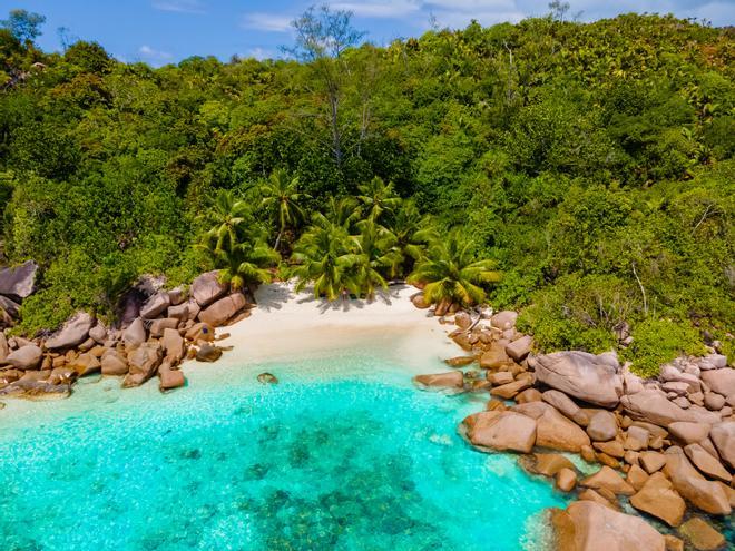 Anse Lazio en Seychelles