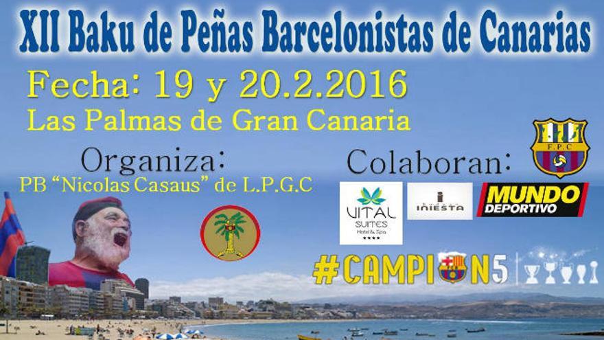 Cartel del evento a desarrollar en Gran Canaria.