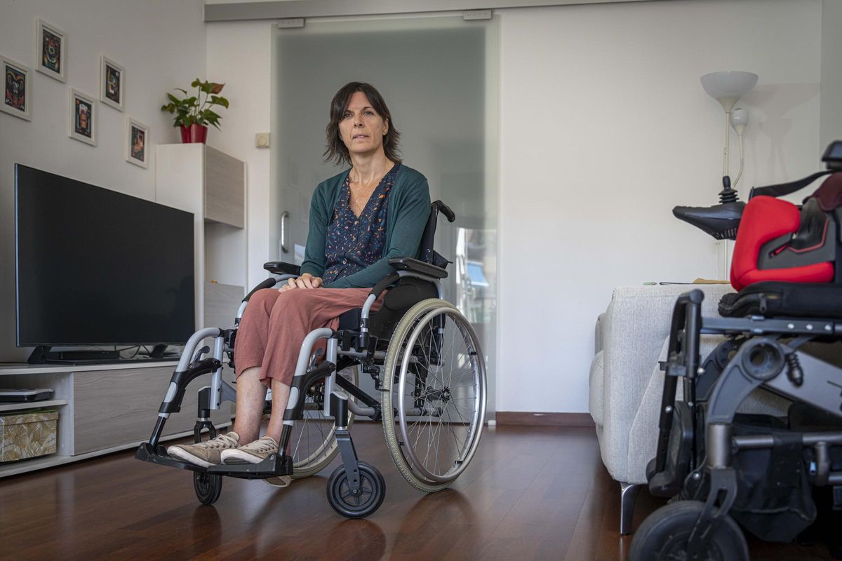 Irene Bolea, de 46 años y con esclerosis múltiple desde los 23.