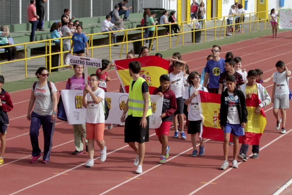 Competición escolar de Atletismo en Cartagena