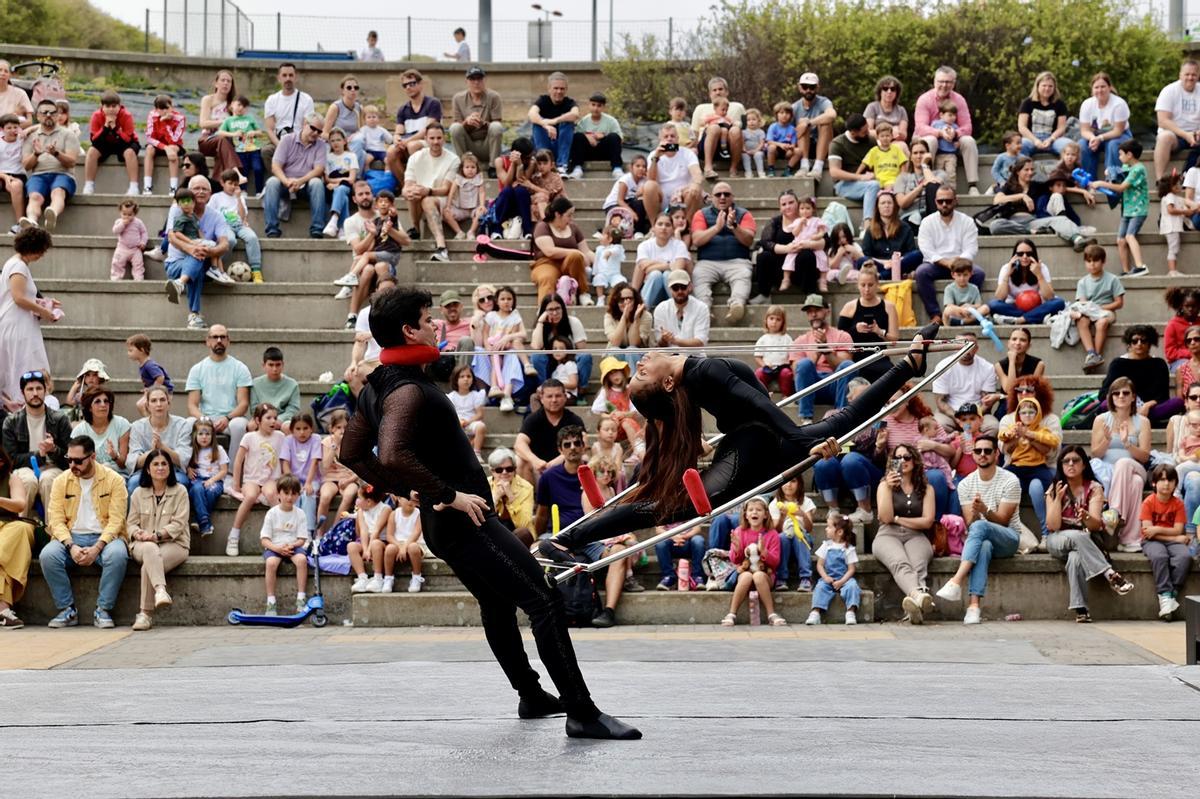 Día Mundial del Circo en el parque Juan Pablo II