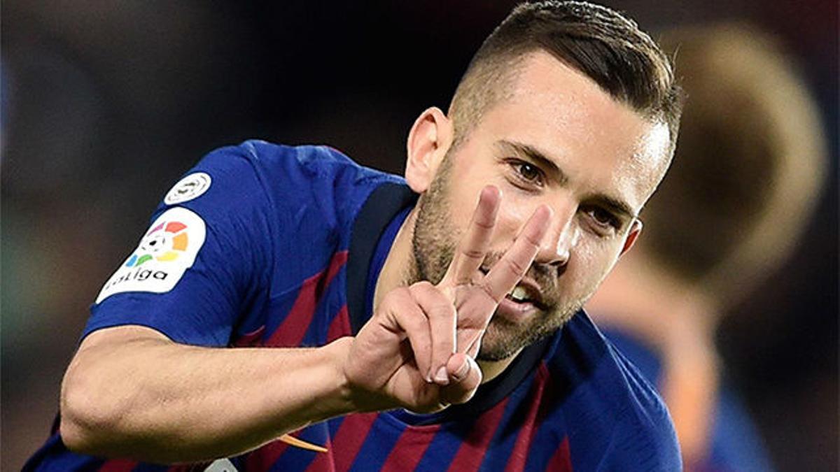 Alba apareció para dar la victoria al Barça