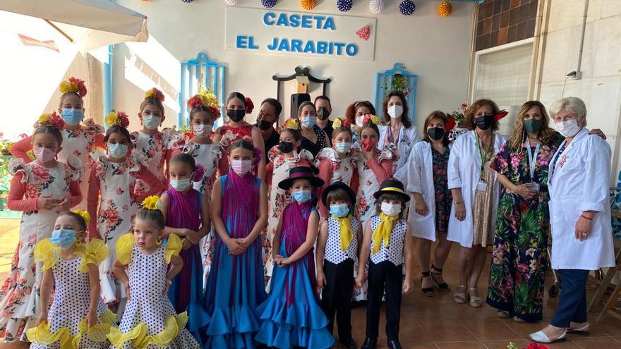 Inauguración de la caseta El Jarabito del hospital Reina Sofía.