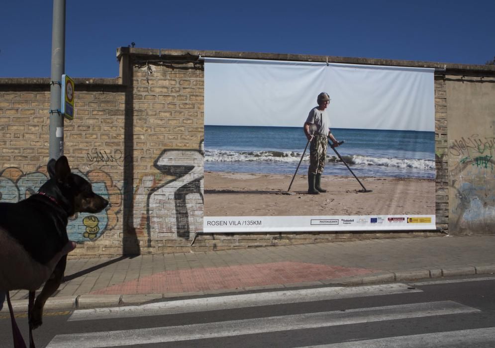 PhotoAlicante bate su récord de intervenciones urbanas y saca a la calle los proyectos de 14 artistas entre Alicante y Sant Joan.