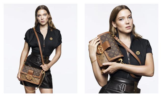 Léa Seydoux con el bolso 'Dauphine' de Louis Vuitton