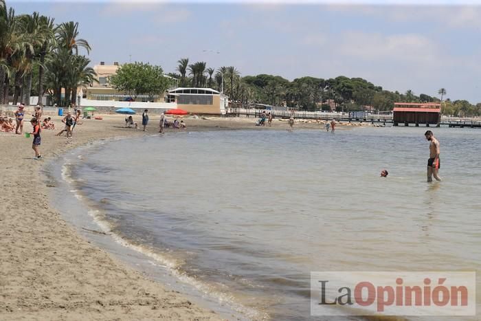 Ambiente en las playas de la Región durante el primer fin de semana de la 'nueva normalidad'