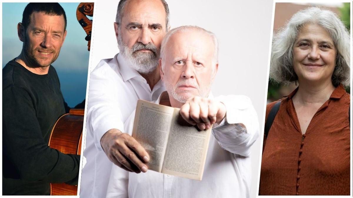 Matthieu Saglio, Joaquín Climent y Juan Echanove, y Rosa Ribas, son algunos de los protagonistas de la agenda esta semana.