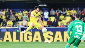 Dani Parejo, en el partido ante el Espanyol