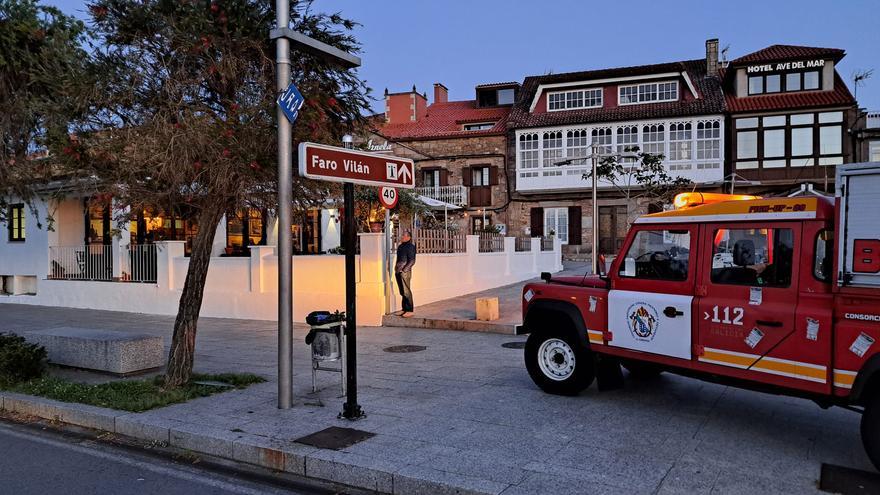 Investigan el posible incendio intencionado en un hotel de Camariñas