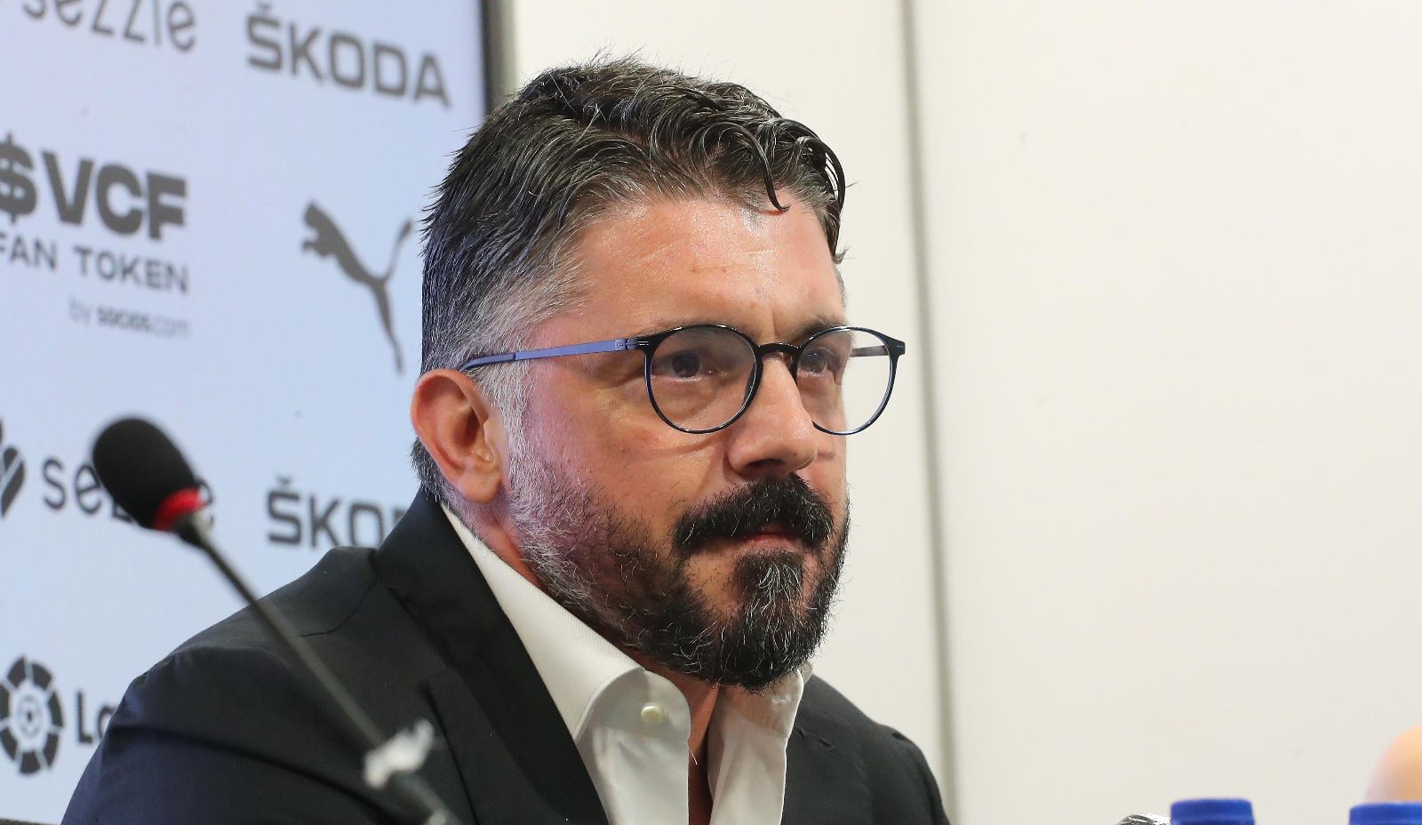 La presentación de Gattuso, en imágenes