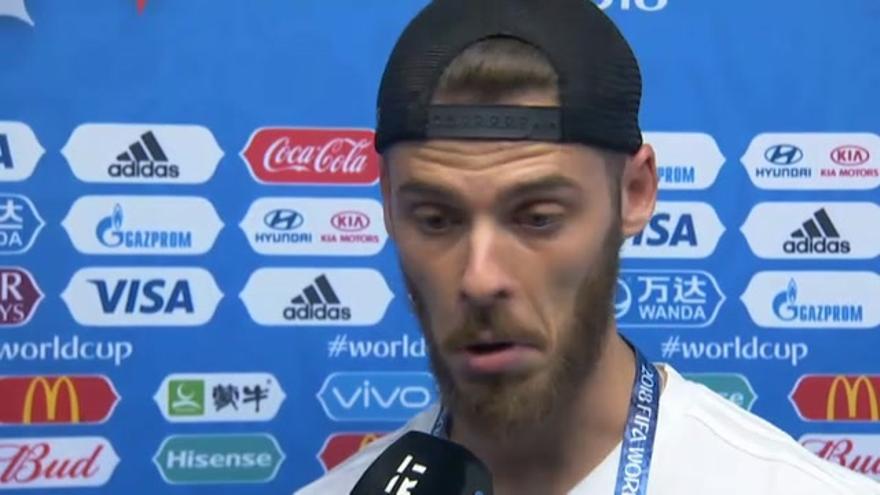 De Gea: “El error ha pasado pero que me quedo con el apoyo"