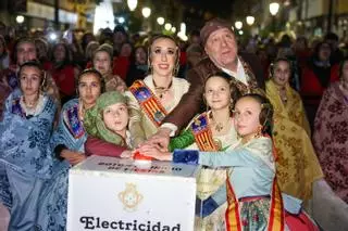 Malvarrosa celebra su tercer premio con la inauguración de sus luces