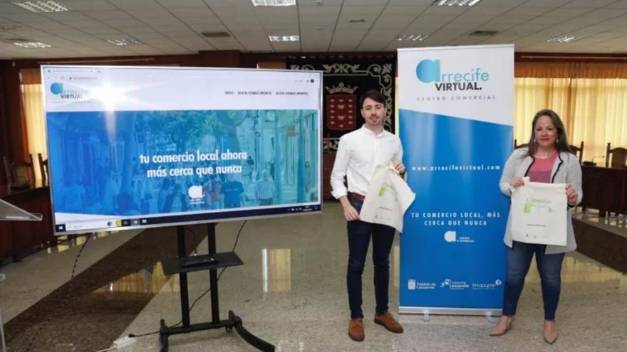 Presentación de la plataforma digital ‘Arrecife Virtual’ en el Cabildo de Lanzarote. | | LP/DLP