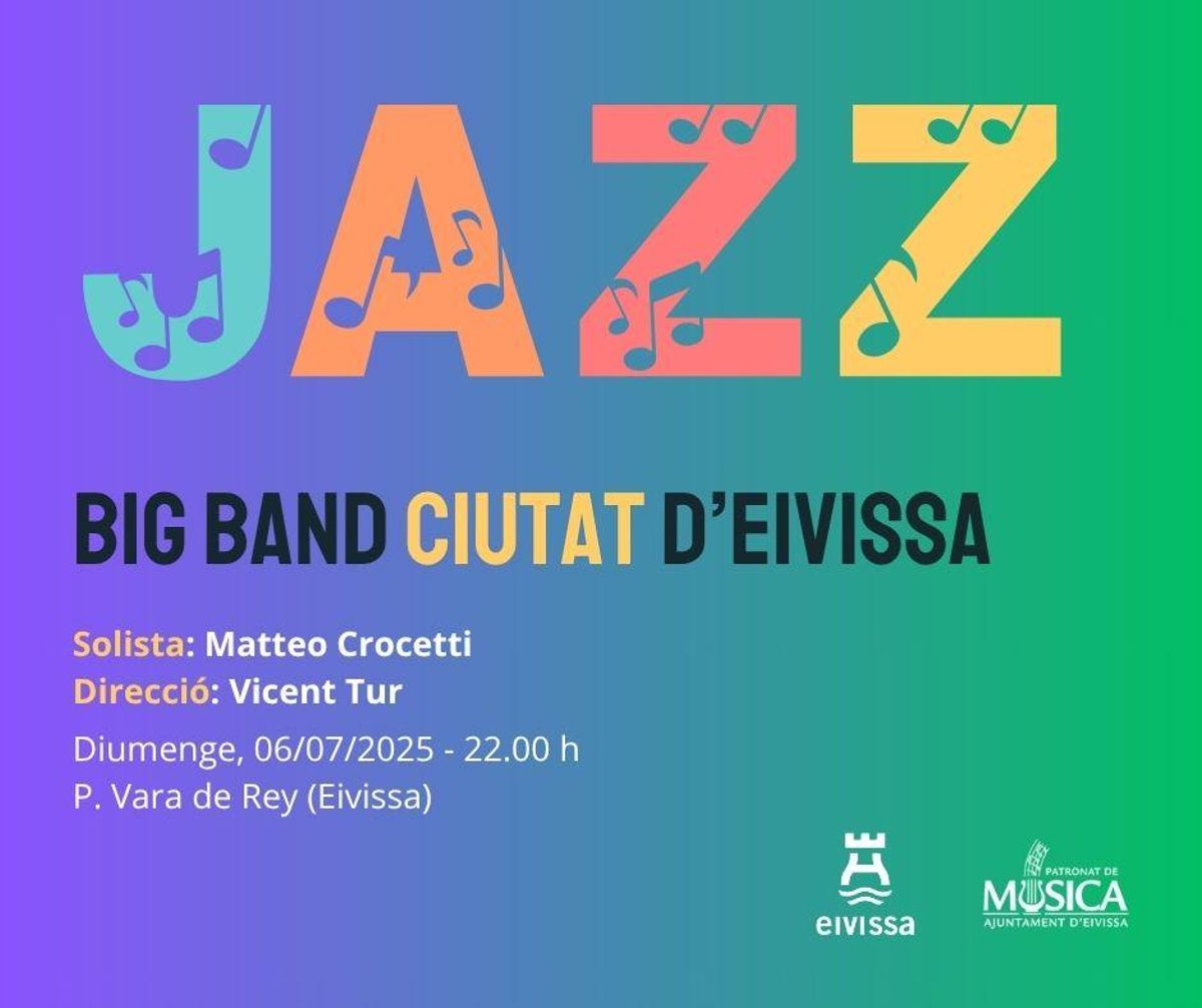 El Cartel del concierto que se celebra este domingo 6 de julio.