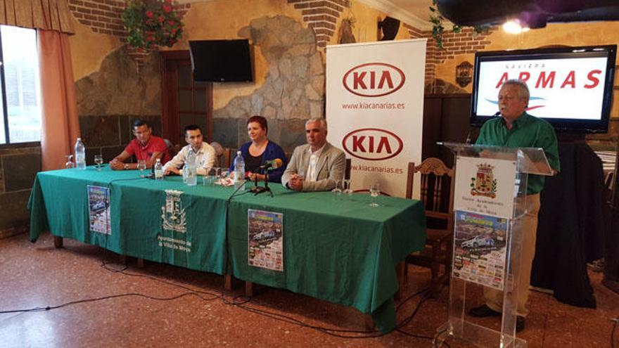 Momento de la presentación de la Subida a Moya.